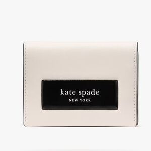 KATE SPADE Label Card Case Trifold Wallet NWT
